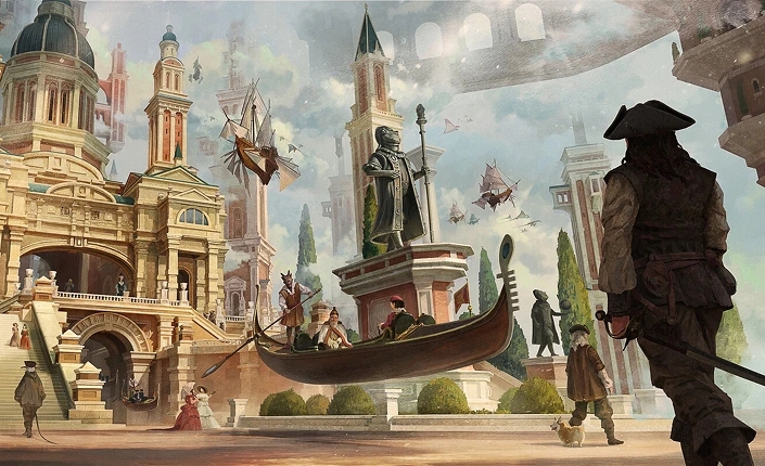 The Sky of Treasure: Flying city