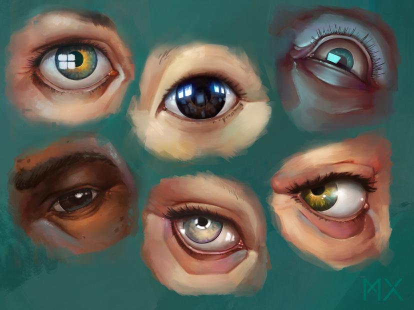 Как нарисовать глаза — разбор необходимых шагов