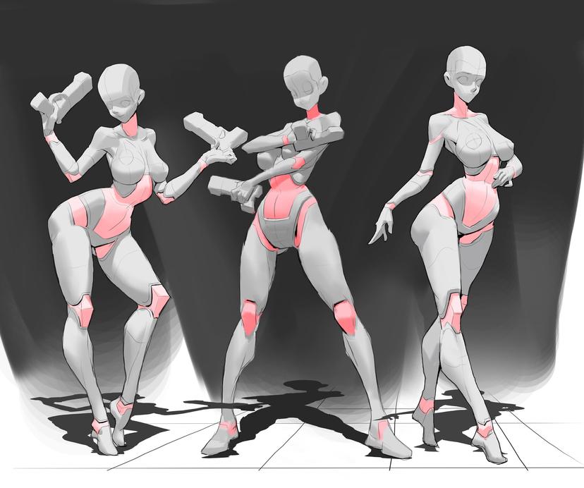 Как рисовать руки и ноги в движении: теория + практика