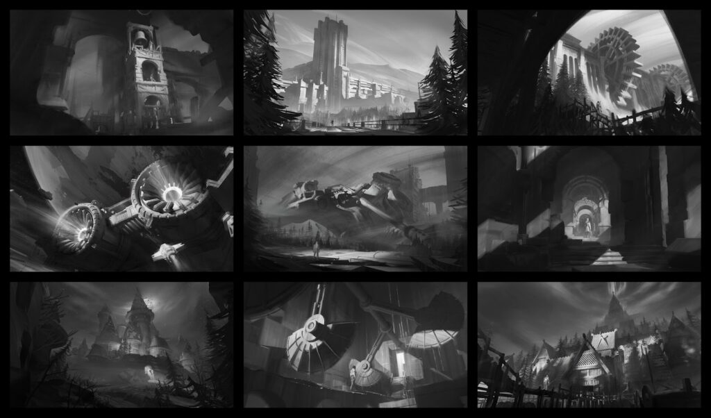 Арт-лид: что это за профессия и как ее освоить? 10 Пример тренировочных работ по работе с тоном и композицией