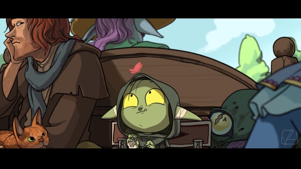 Рисунок волшебного существа