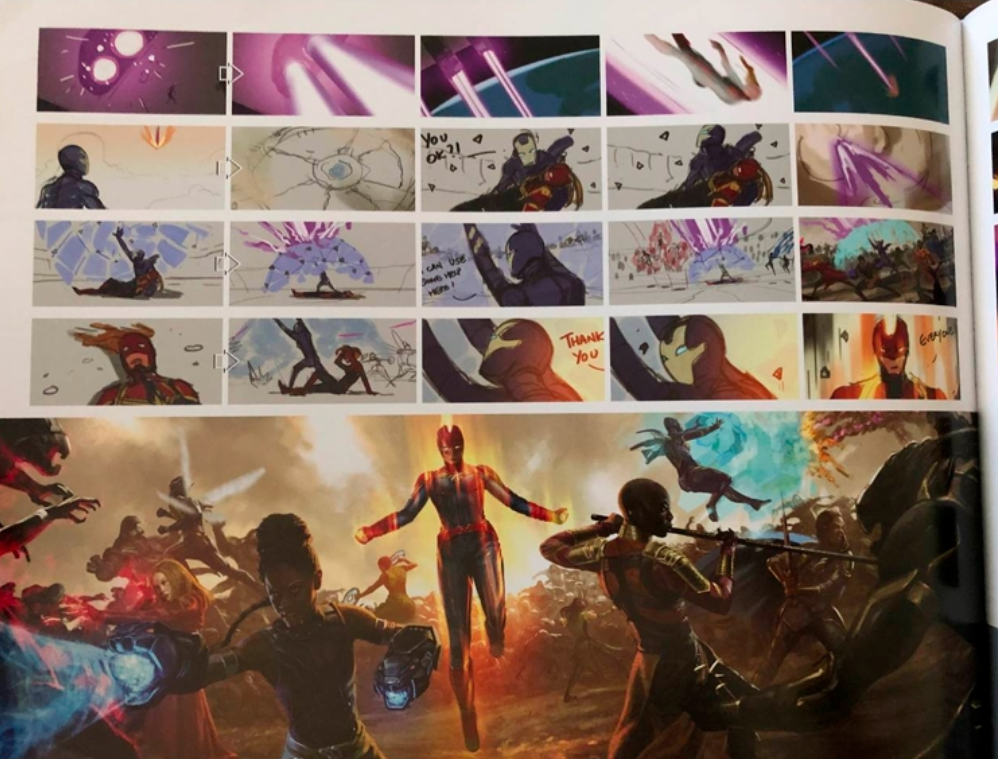 Профессия художника в кино: особенности, пайплайн и отличия от геймдева 2 Ранние концепты «Мстители: Финал»