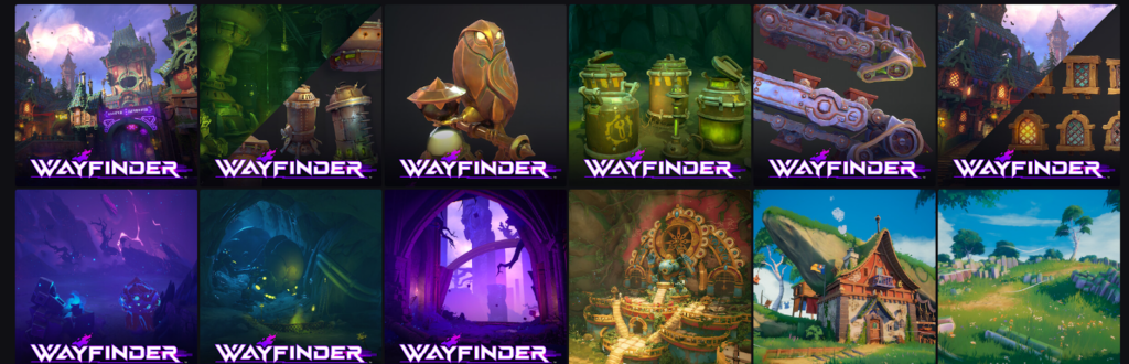 Разноплановые работы в портфолио художника