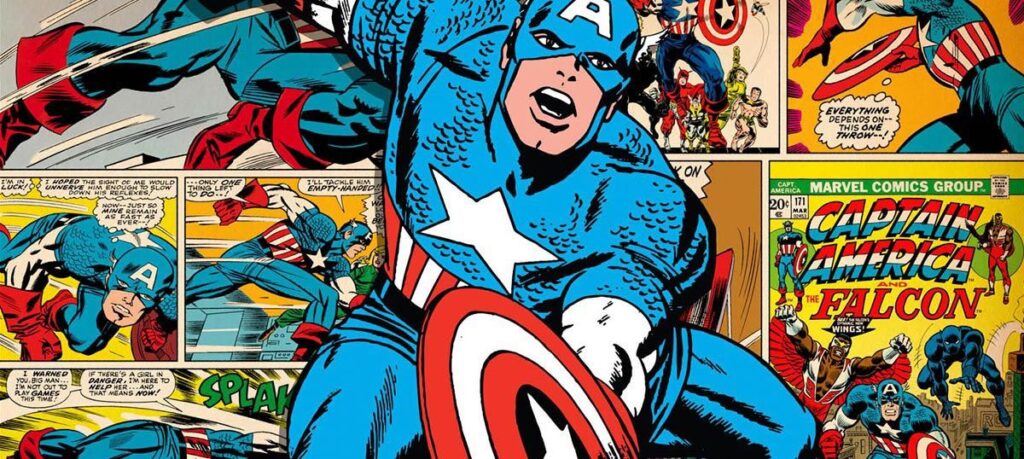 Эмоции на лице Капитана Америки