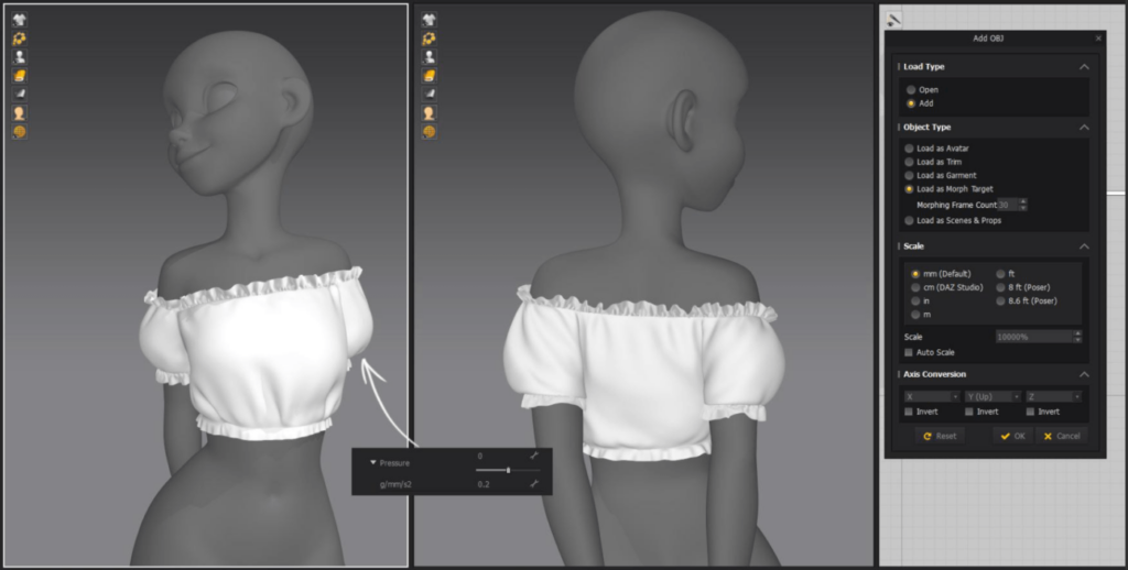 Создание одежды для 3D-персонажа